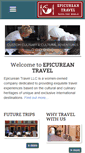 Mobile Screenshot of epicureantravel.com